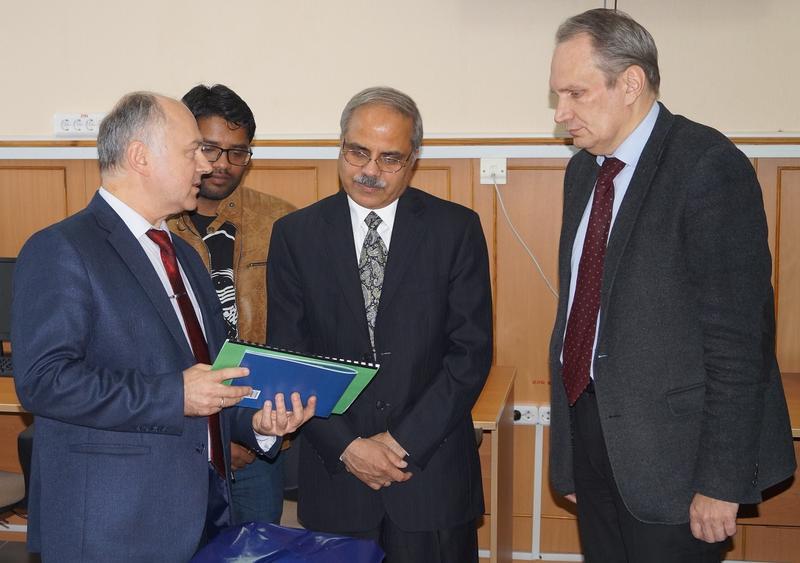 The Visit of the Ambassador of India to GSTU